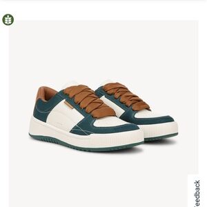 Dr. Scholl's Emerald Green Faux Leather Womens Ollie Lace Up Sneaker 8M Like New